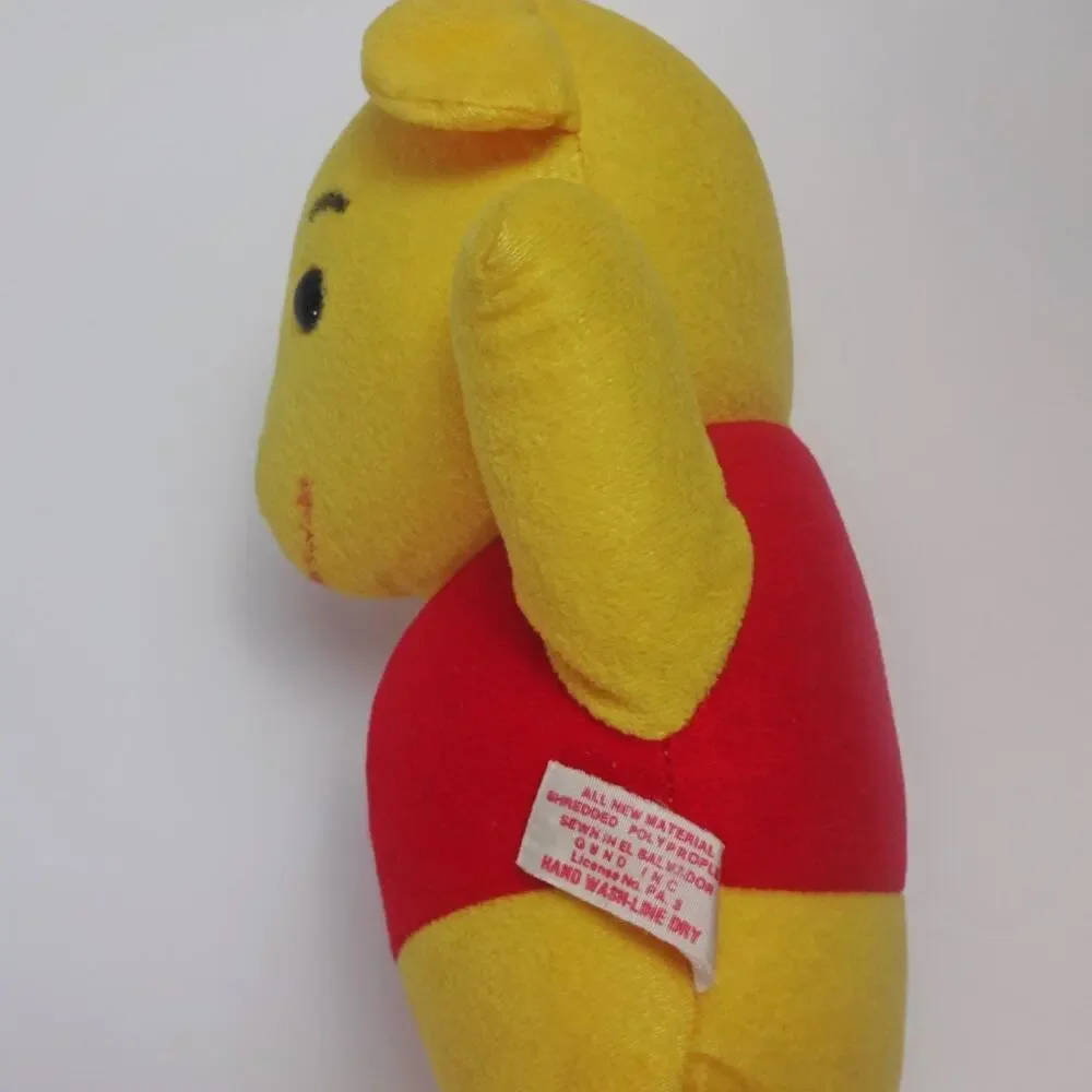 Vintage 1980s Sears Winnie the Pooh Plush 12in Walt Disney Bear Toy